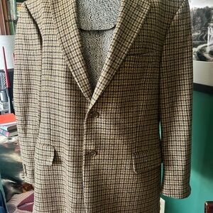 Vintage Jos. A Bank Wool Blazer in Brown and Black